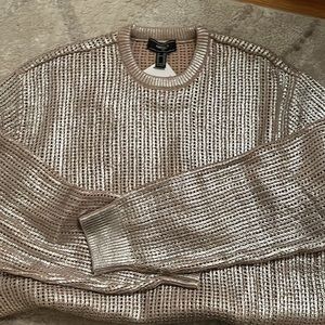 Forever 21 Men- Metallic Drop Sleeve Sweater XXL